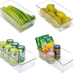Fridge organizer of 4 bins NEW